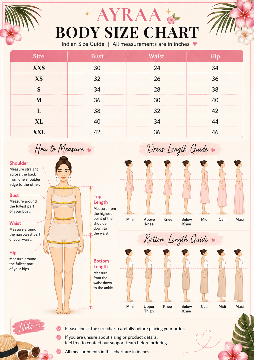 How to Read a Size Chart Correctly Before Buying Clothes Online