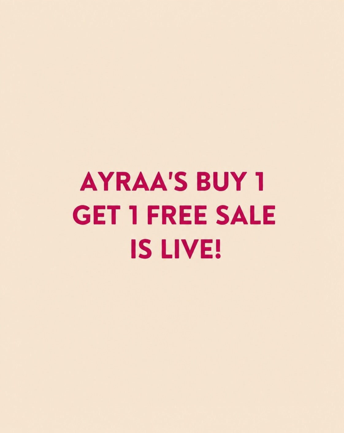 SHOP ALL B1G1