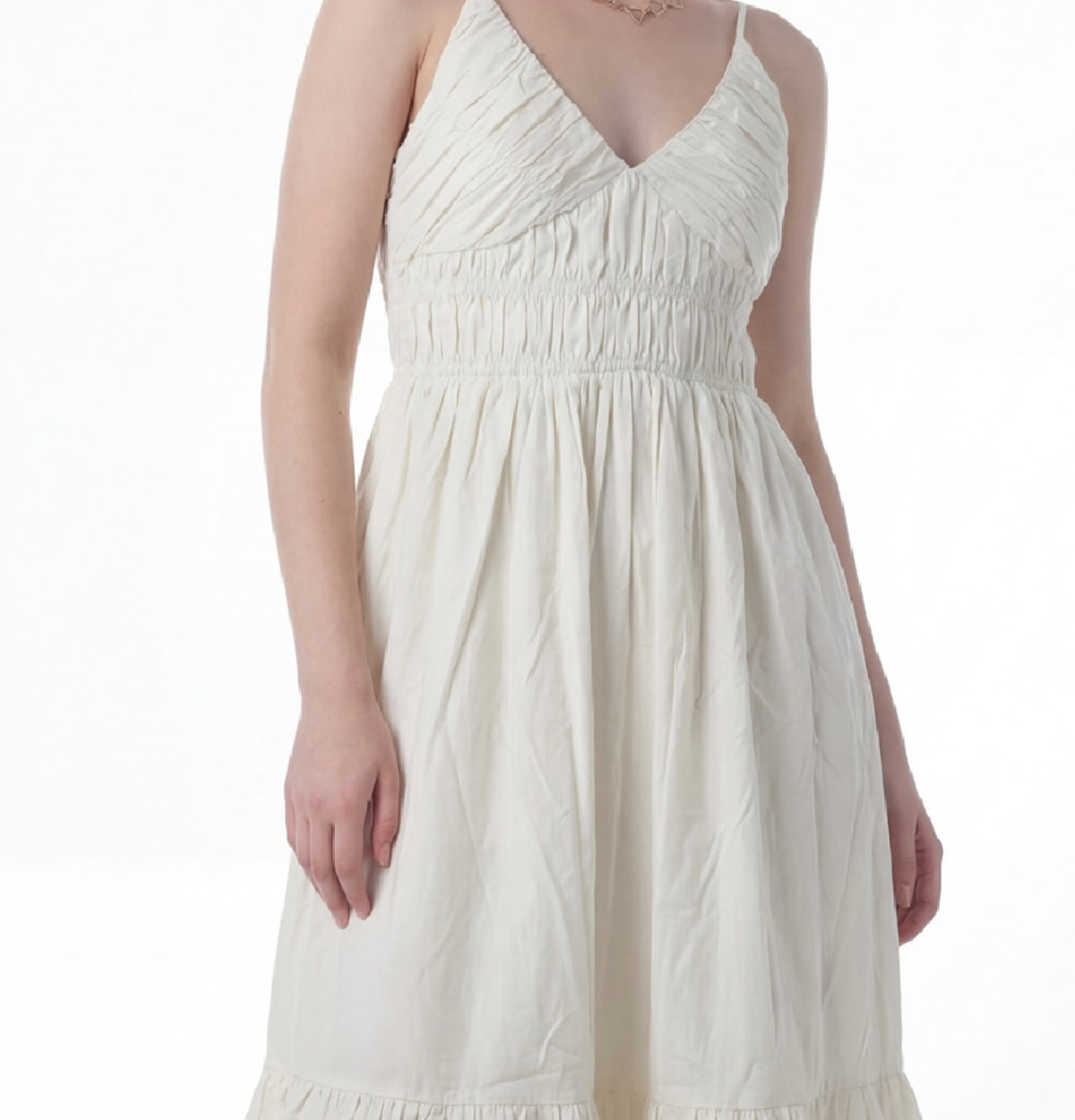 Elysia Smocked Midi Dress