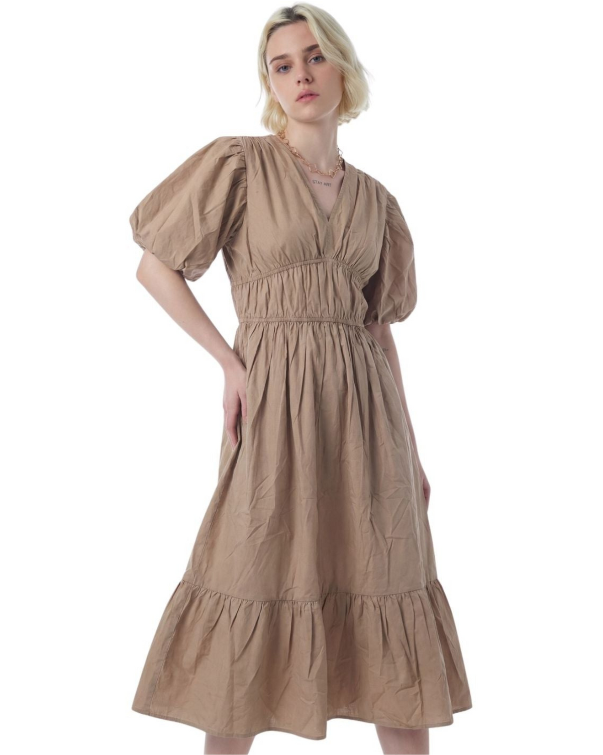Breeze Fit Casual Midi dress