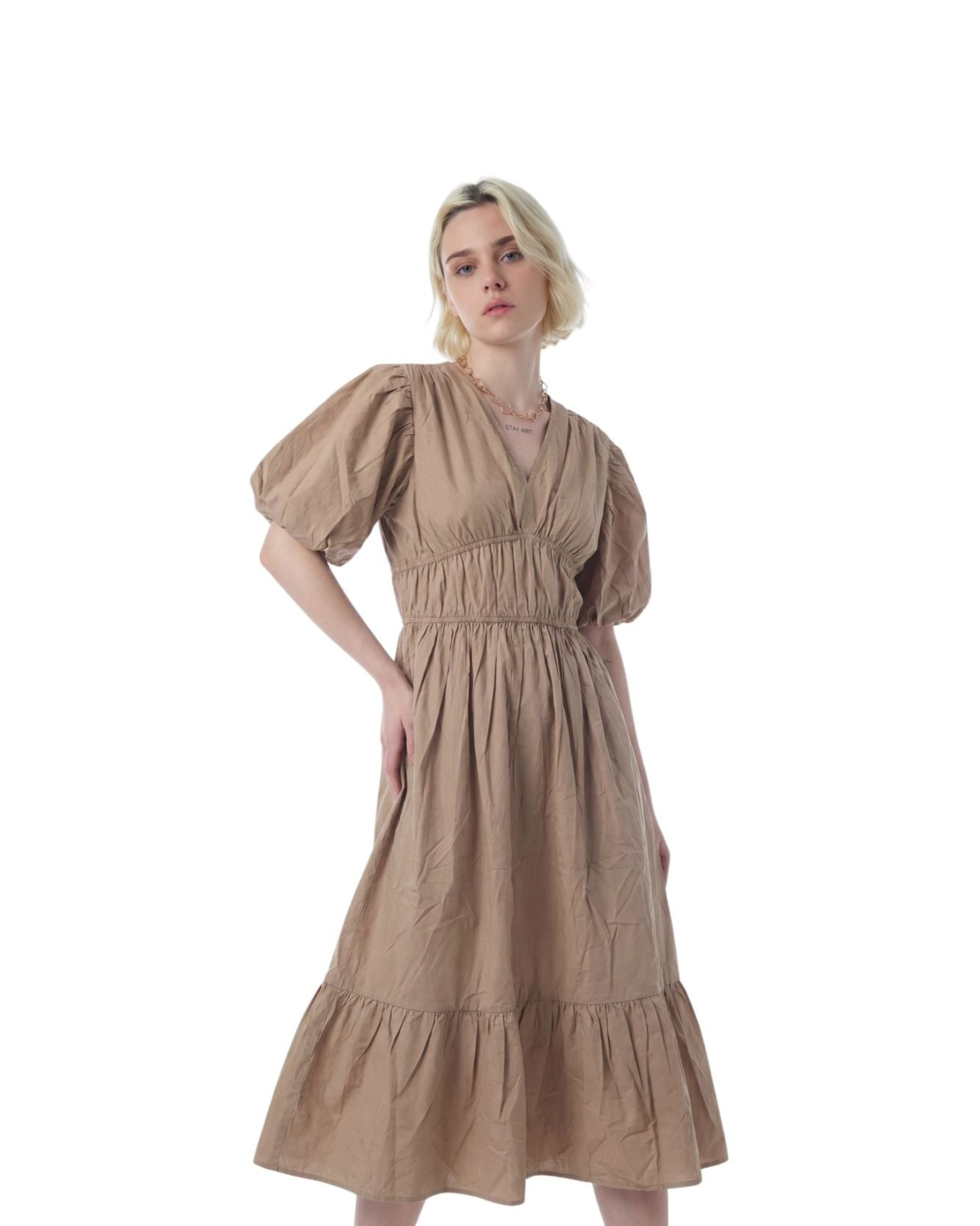Breeze Fit Casual Midi dress