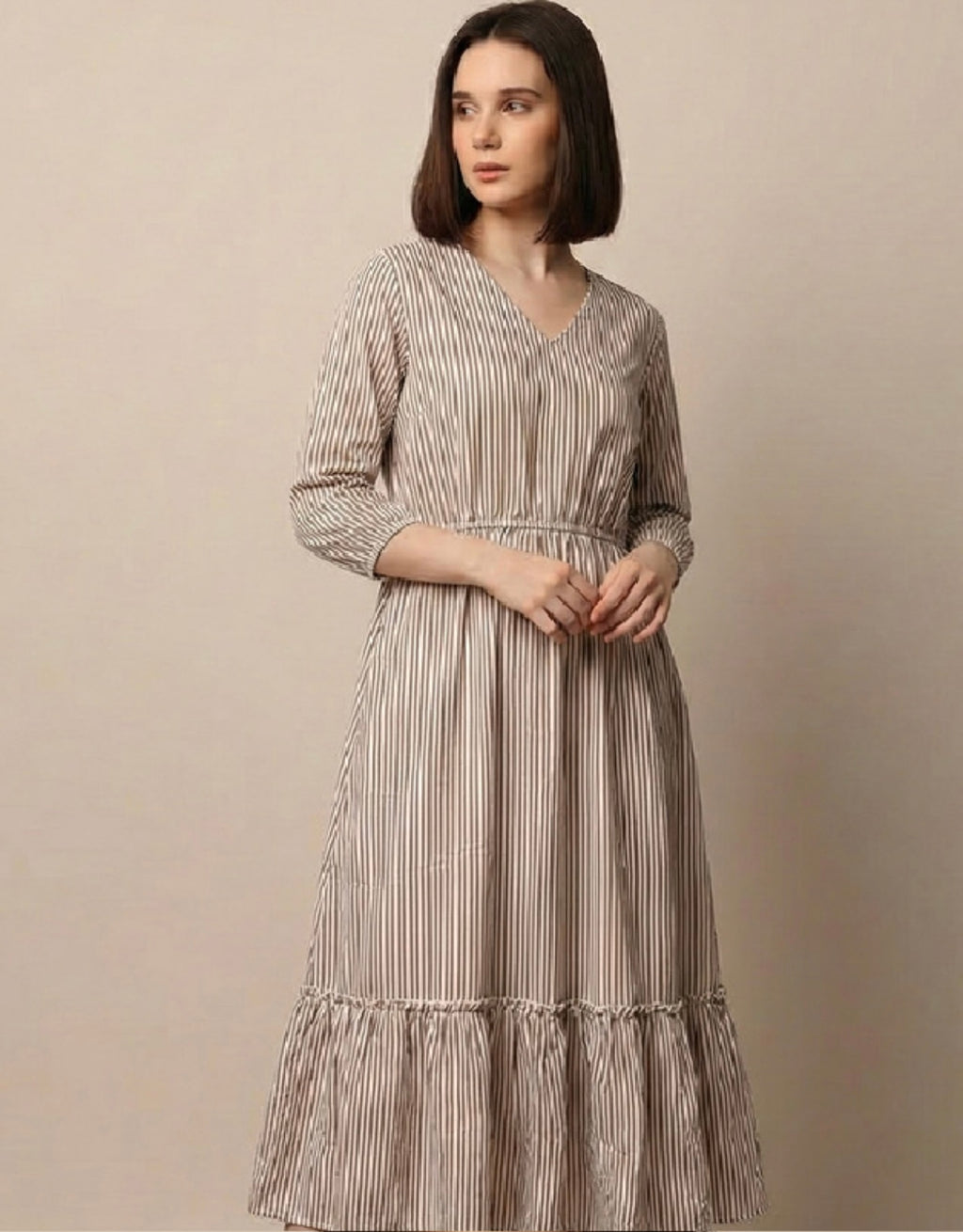 Everyday Stripe Midi Dress