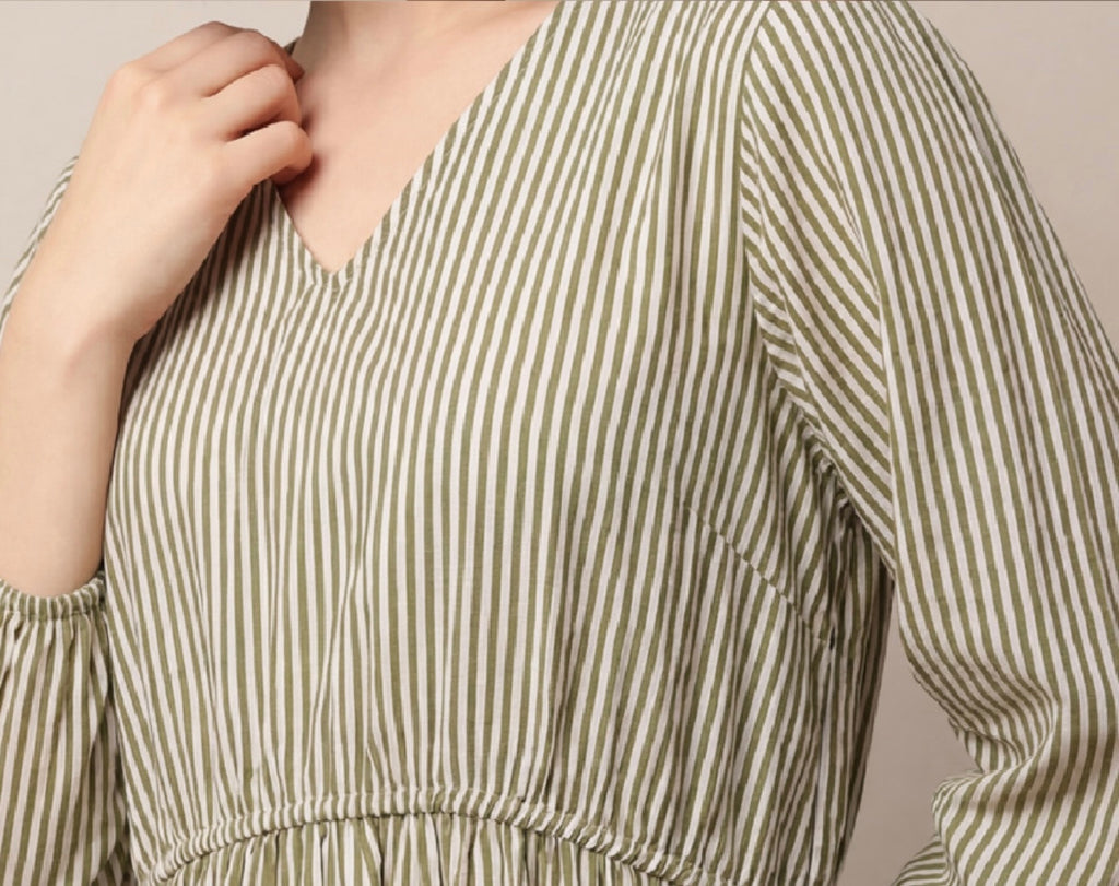Everyday Stripe Midi Dress