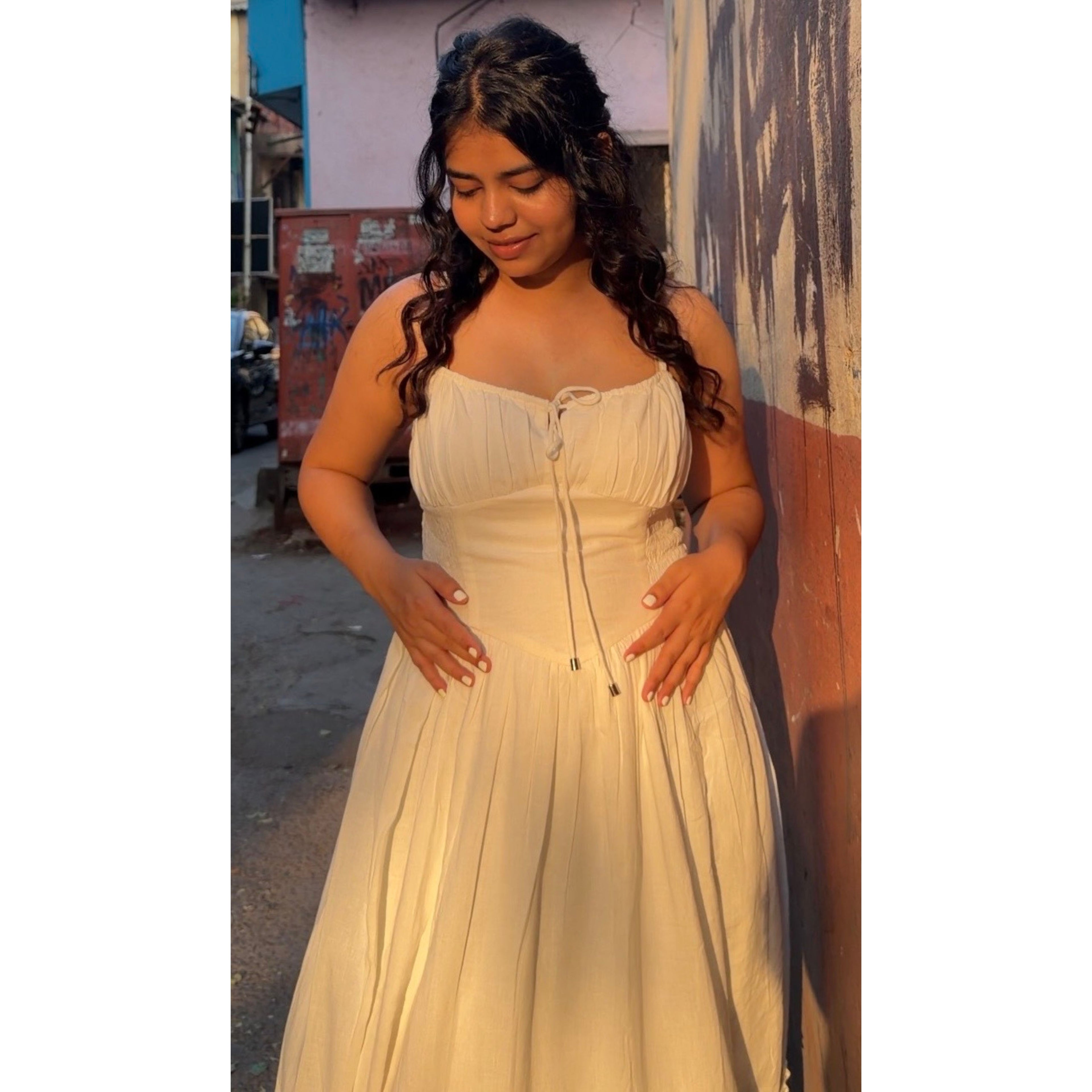 Bridgeton white dress