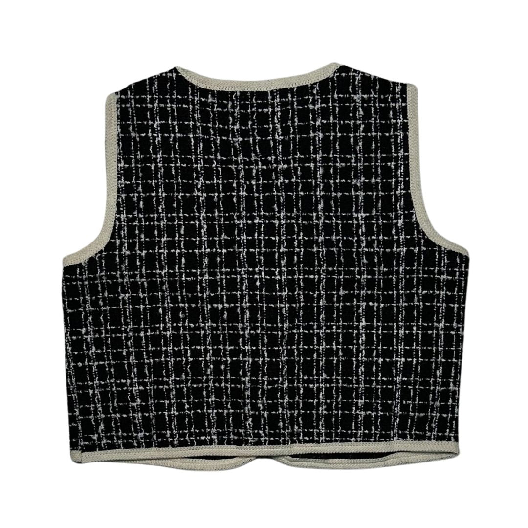 Tweed Vest - cardigan