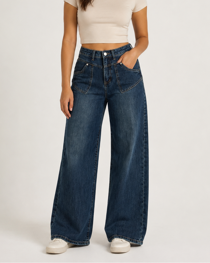 Urban Edge Wide Leg Jeans