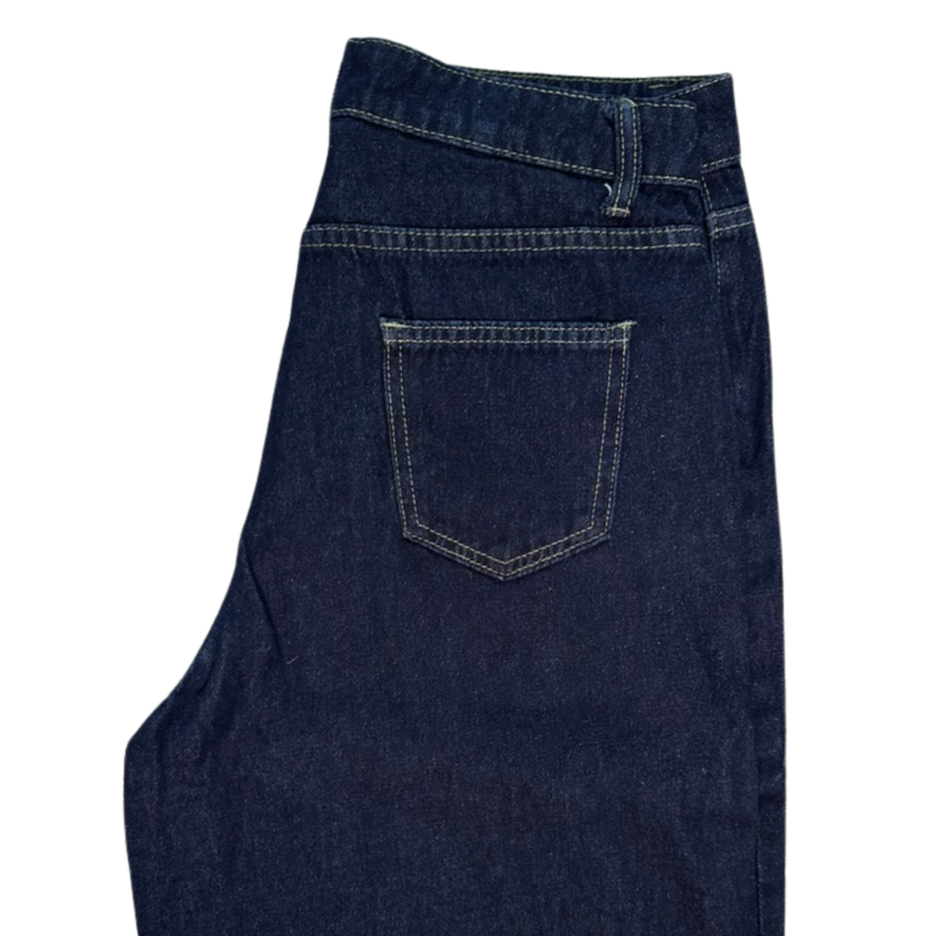 Midnight Straight Wide - Leg Jeans