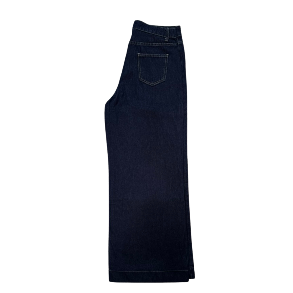 Midnight Straight Wide - Leg Jeans