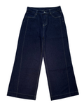 Midnight Straight Wide - Leg Jeans
