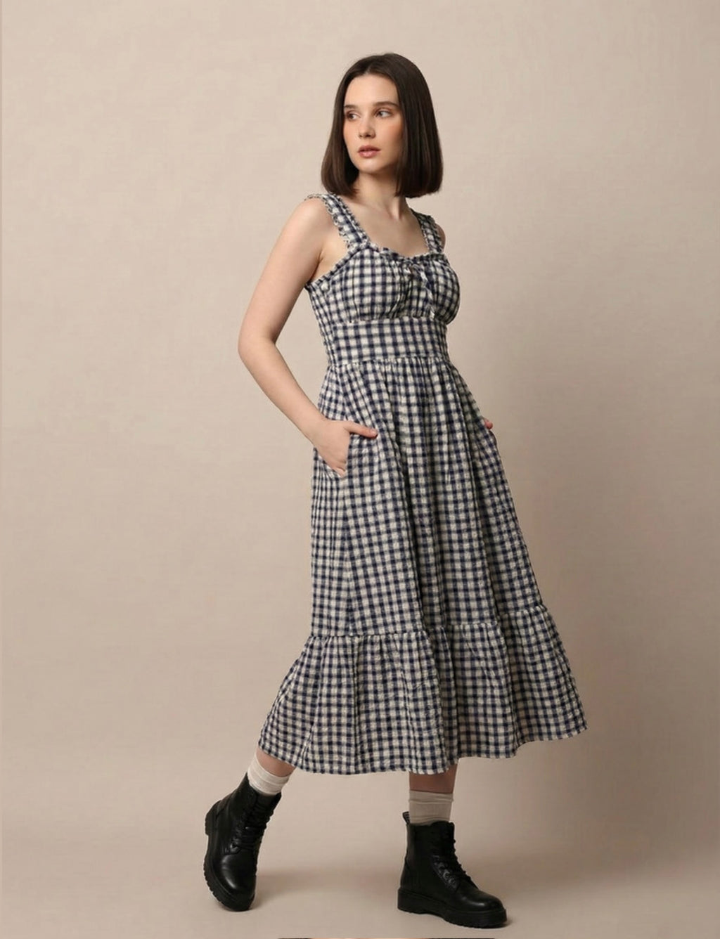 Everyday cotton midi dress