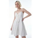 Rink's Coral Sunset Lace Dress