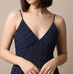 Elena Calf-Length Summer Dress