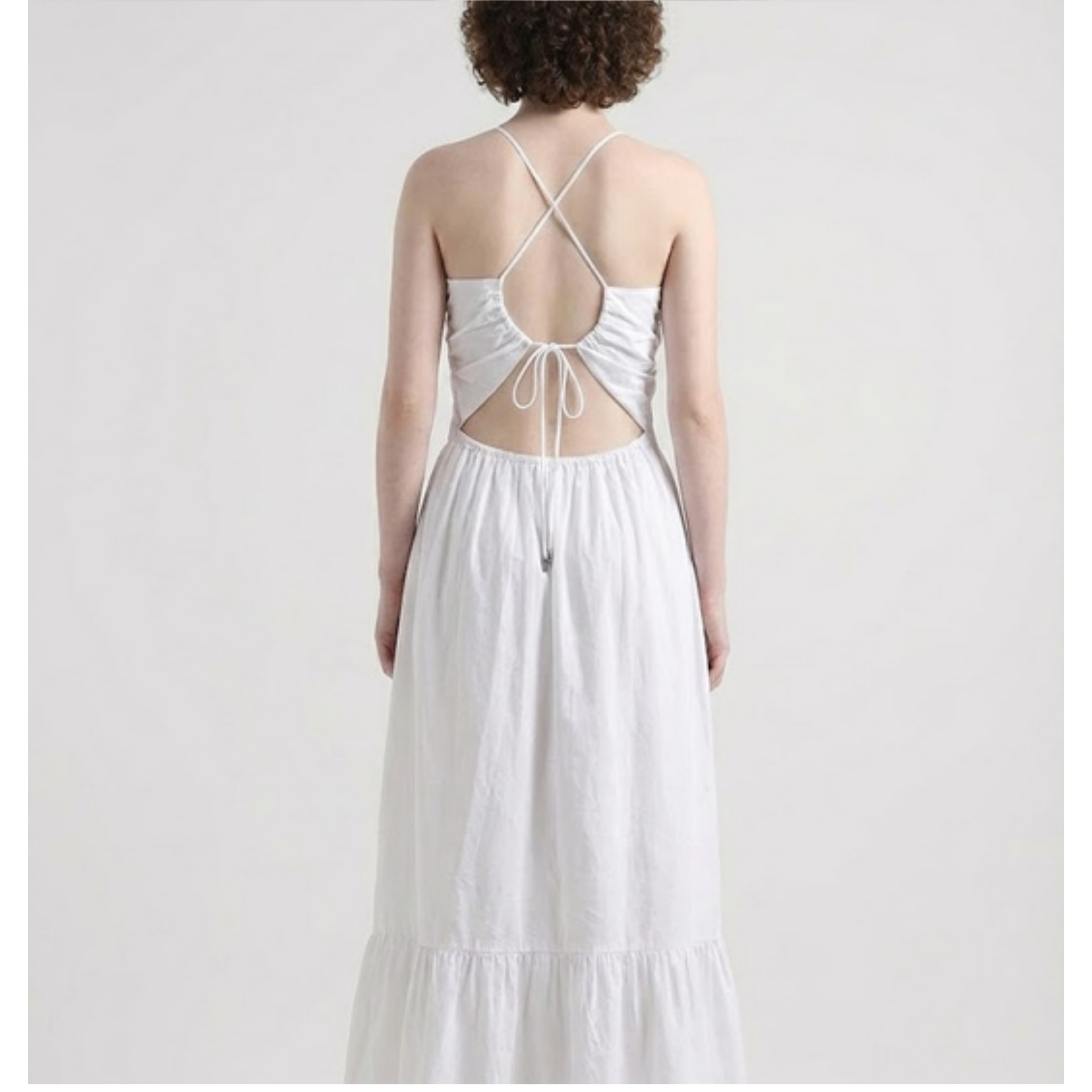 Elena Calf-Length Summer Dress