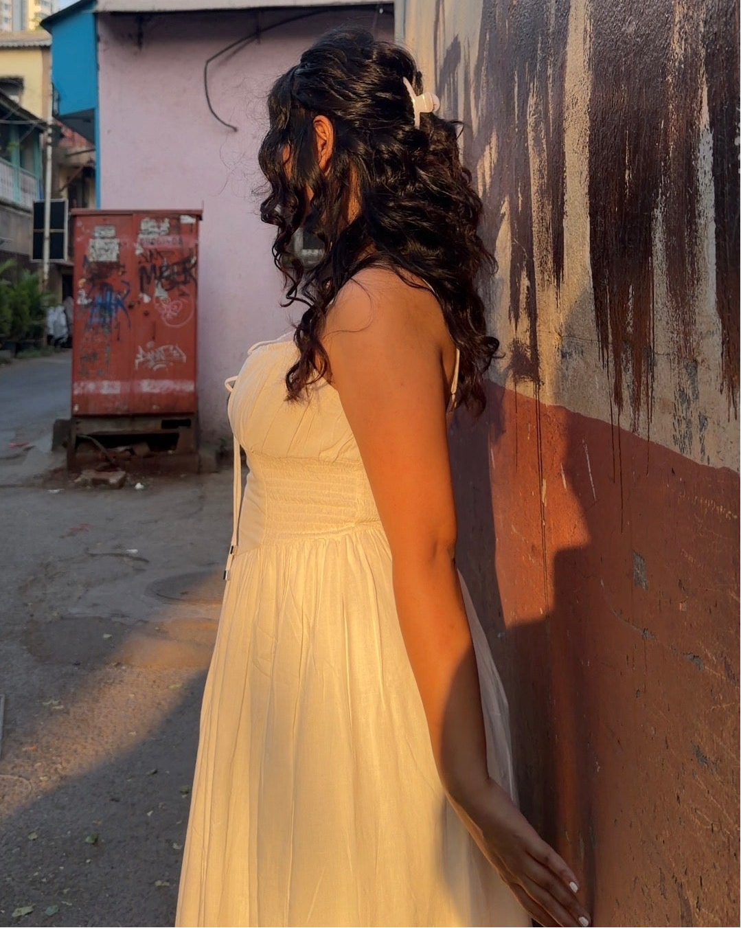 Bridgeton white dress