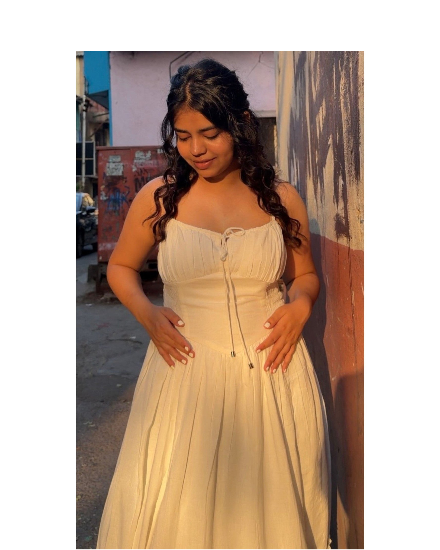 Bridgeton white dress