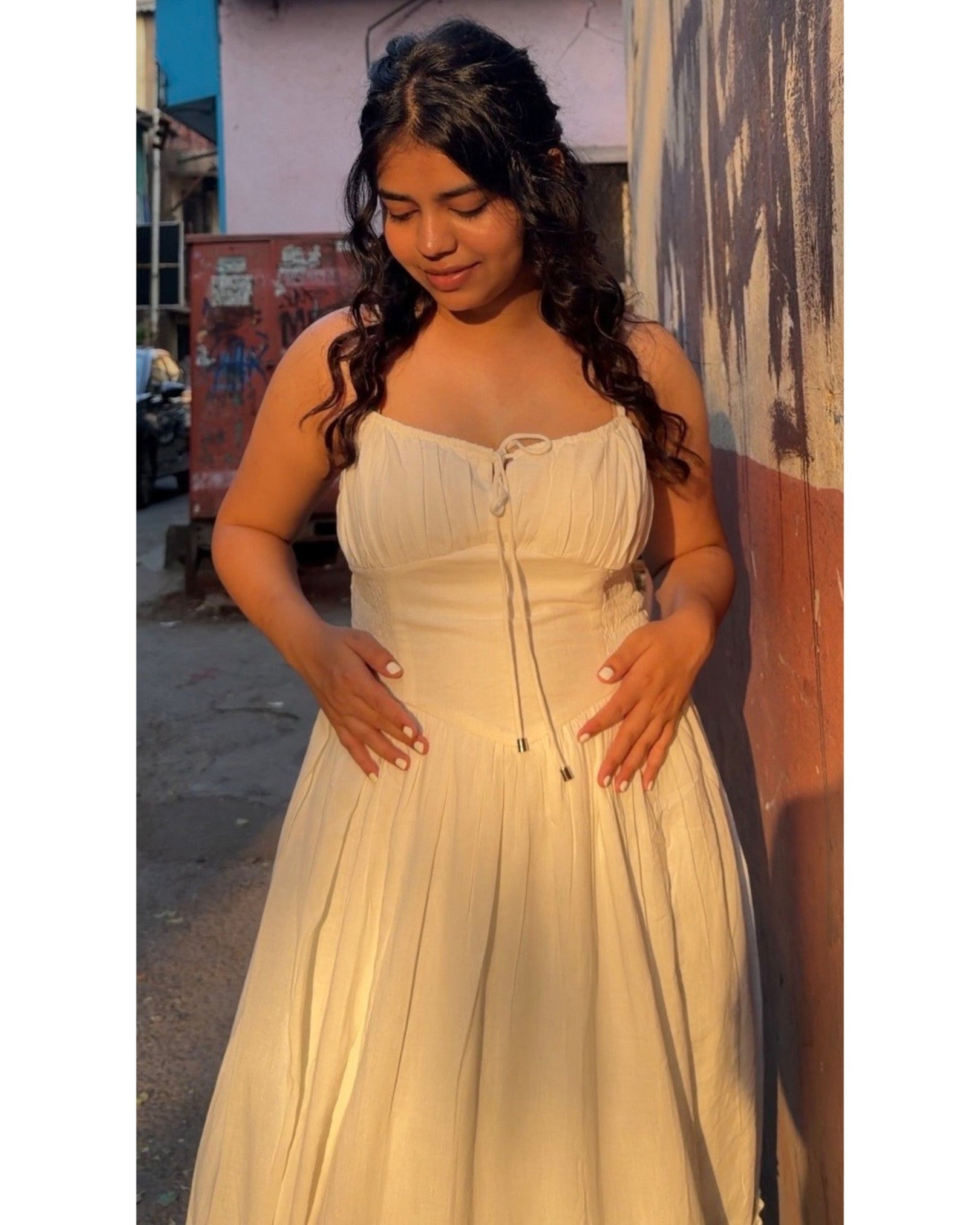 Bridgeton white dress