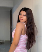 Smoke Gingham Dress