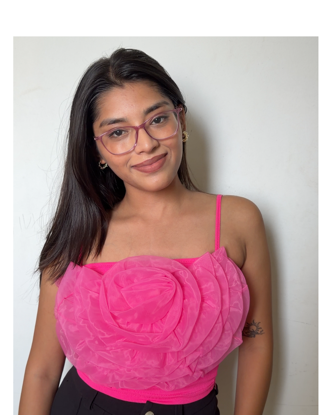 3D Rose Cami Top