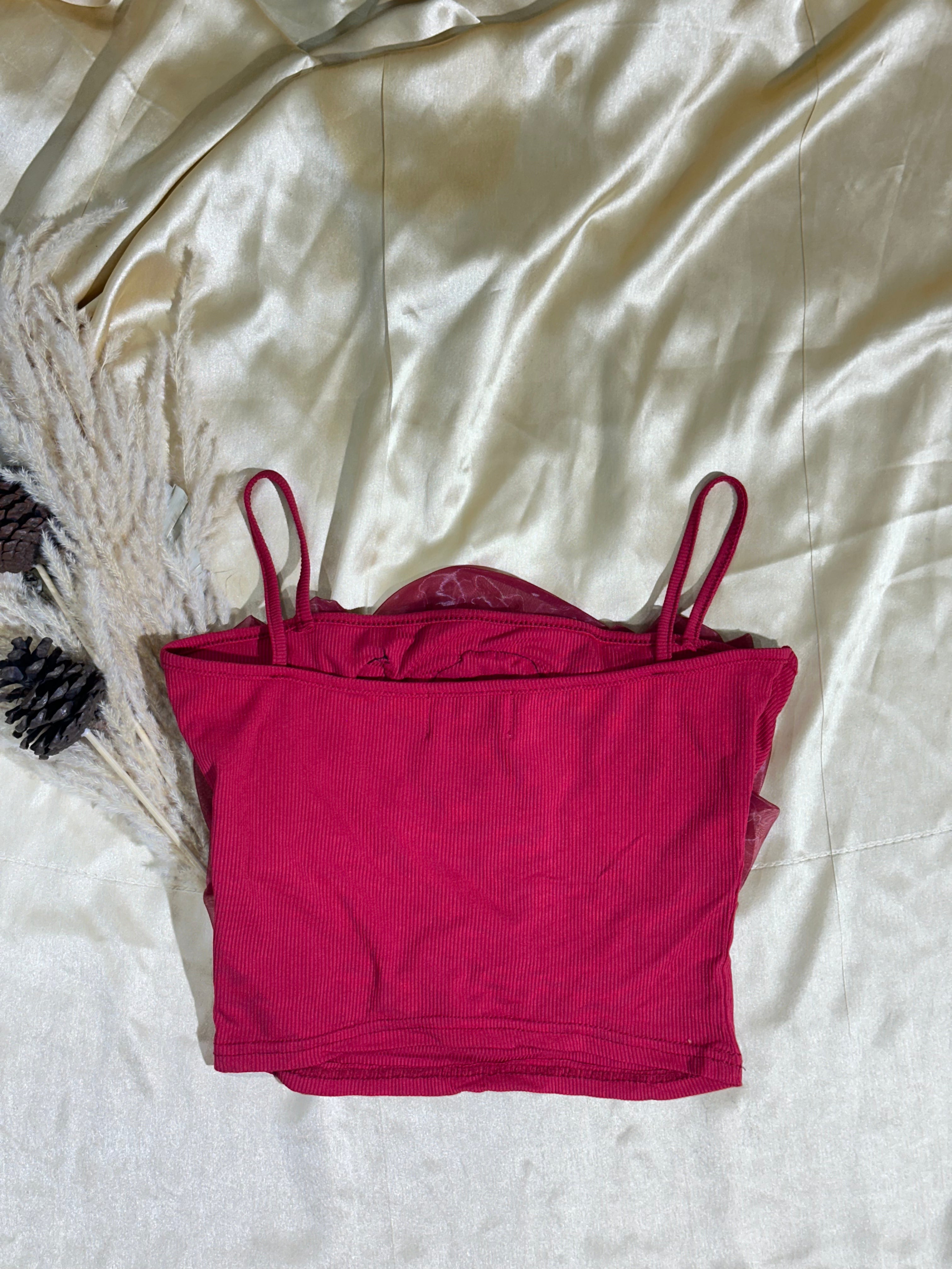 3D Rose Cami Top