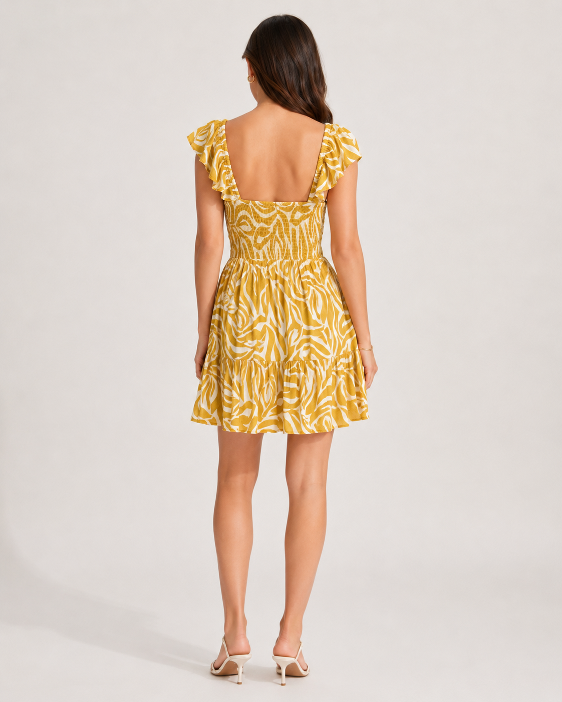 Mango Print Dress
