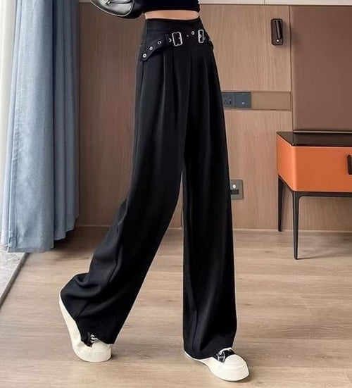 CROSS BUCKLE KOREAN PANT.