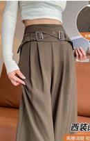 Cross Buckle Korean Pant