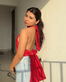 Backless Padded Top
