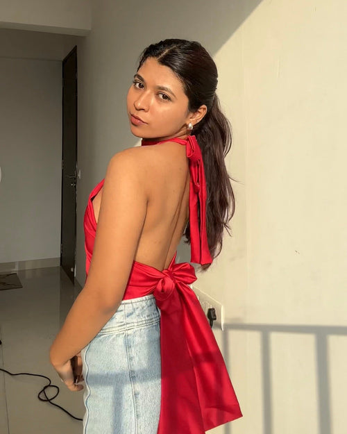 Backless Padded Top