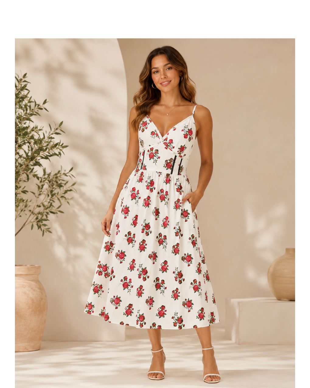Red Rose Dress