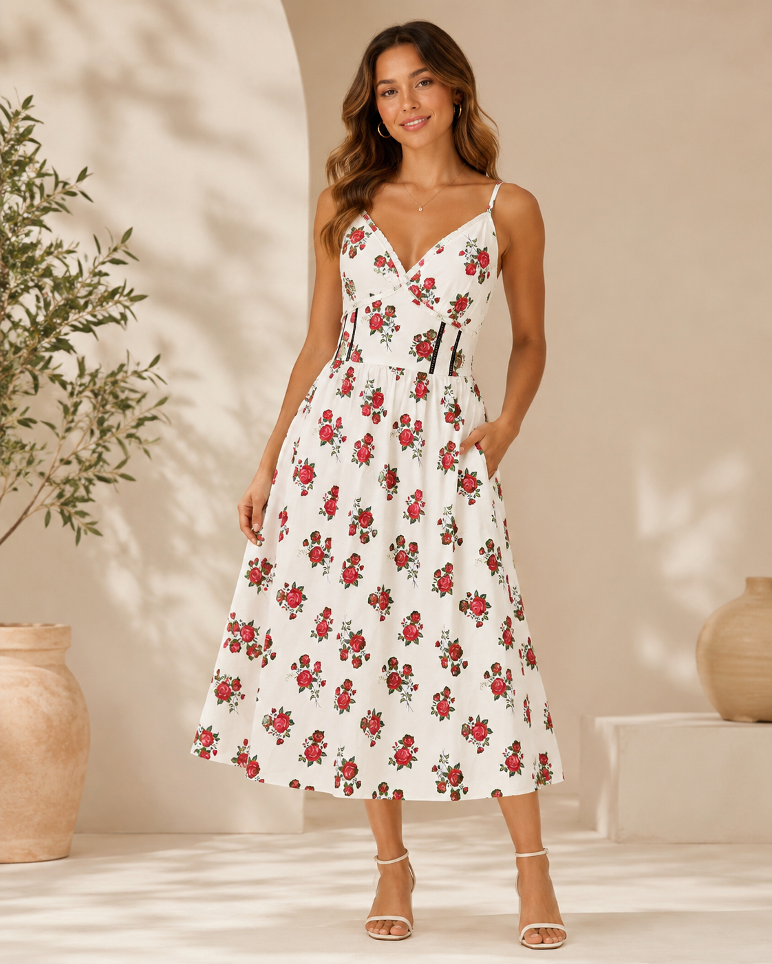 Red Rose Dress