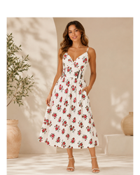 Red Rose Dress