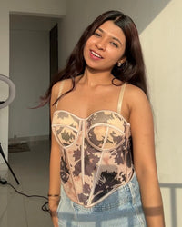 Corset Shimmery top
