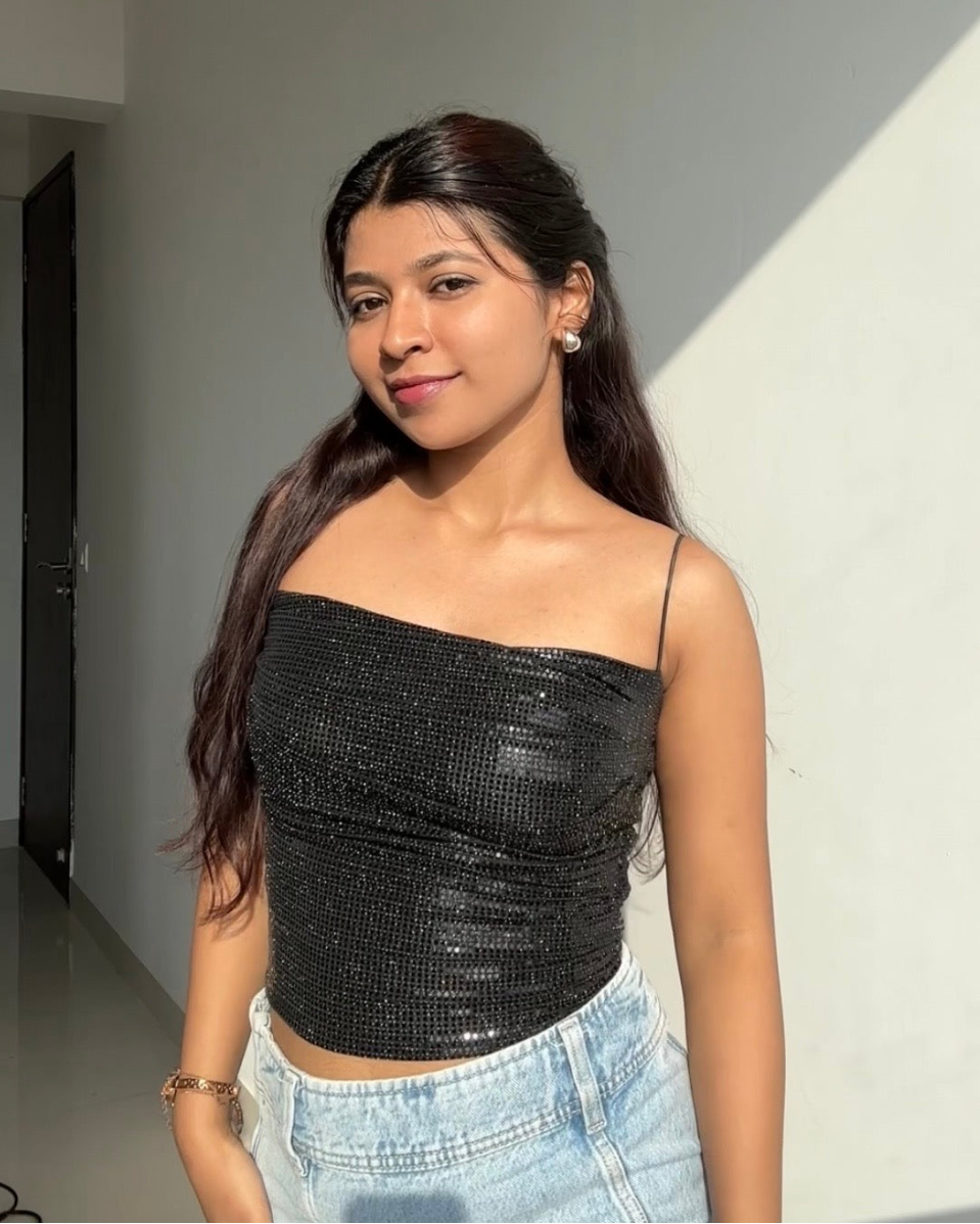 Sequin Slip Top
