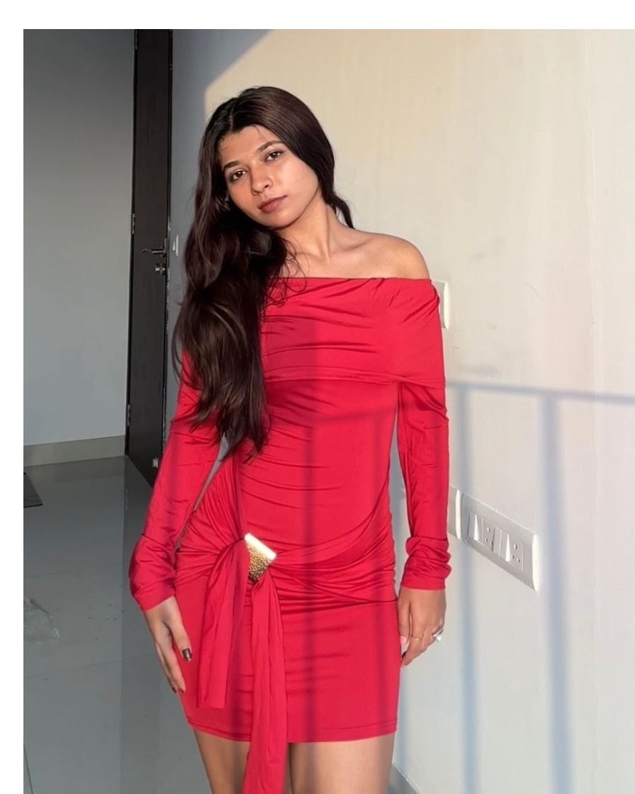 Metal buckle Dress