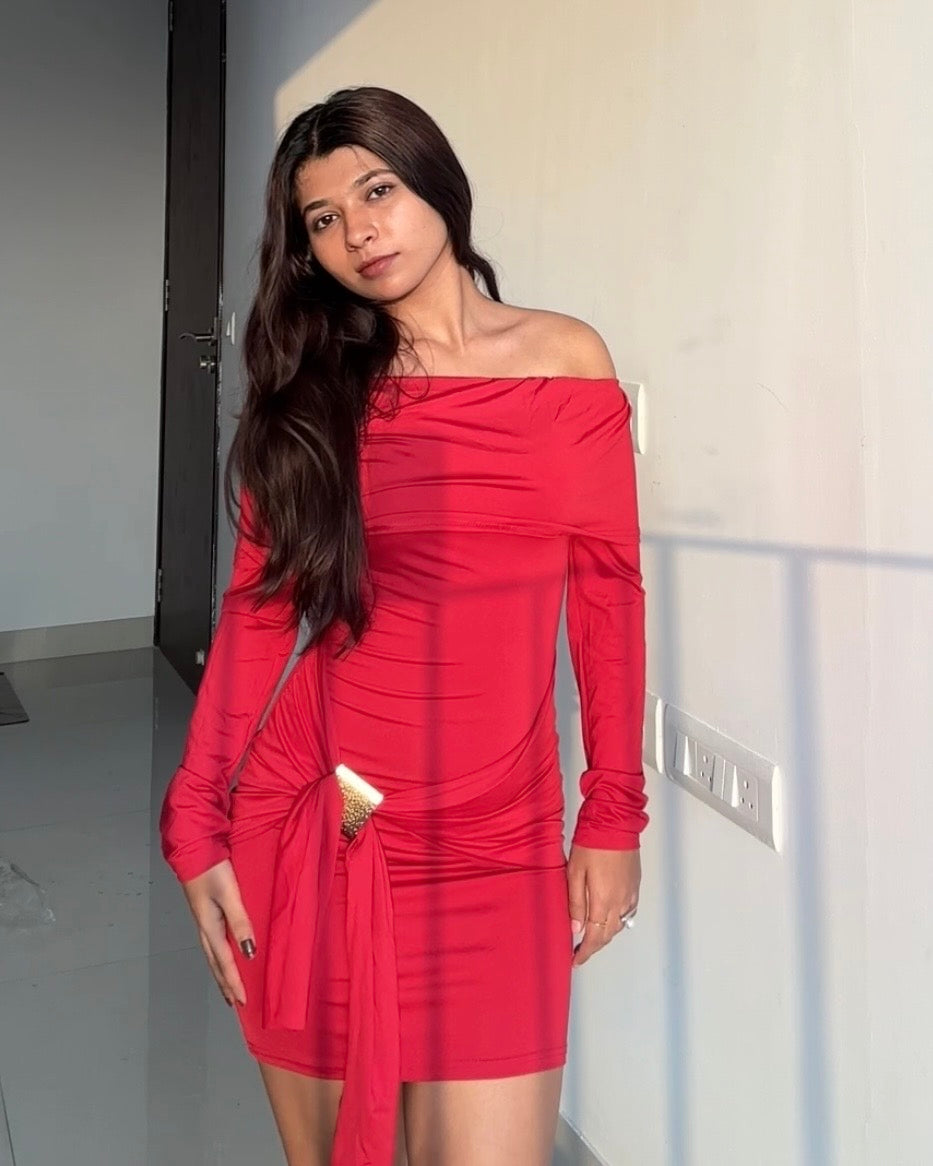 Free Size | Fits XS to L / Red