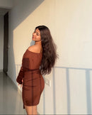 Metal buckle Dress
