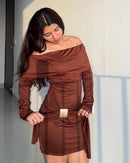 Metal buckle Dress