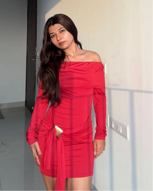 Metal buckle Dress