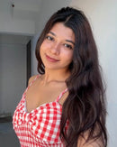 Smoke Gingham Dress