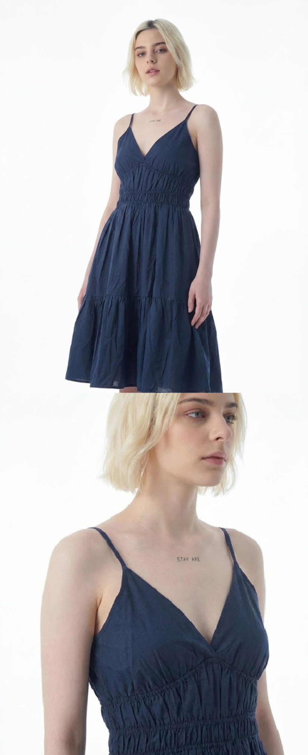 Elysia Smocked Midi Dress