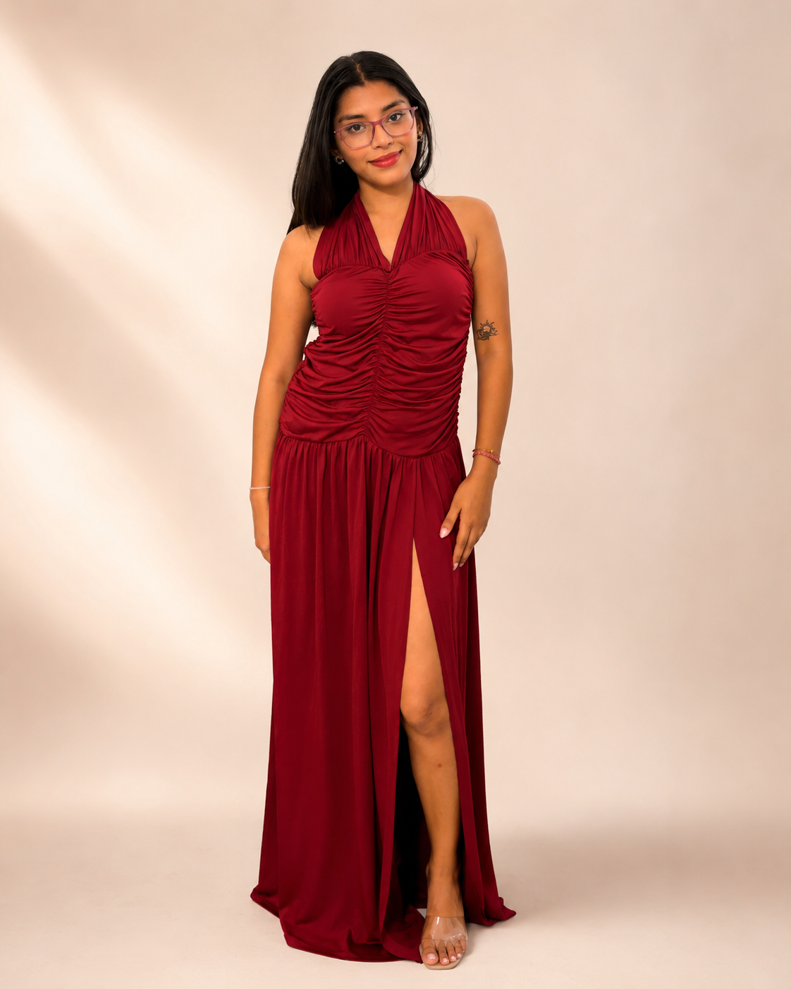 Free size | Fits L to XL Bust: 30 to 36 / Maroon