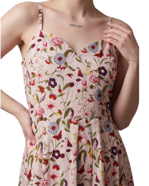 Soft Flower Short Dress