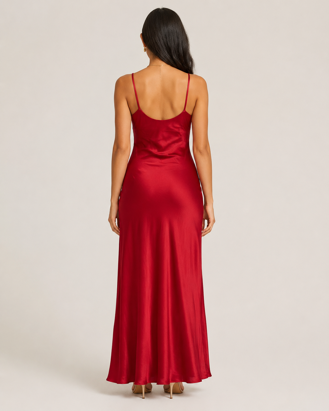 Slip Cowl Long Dress