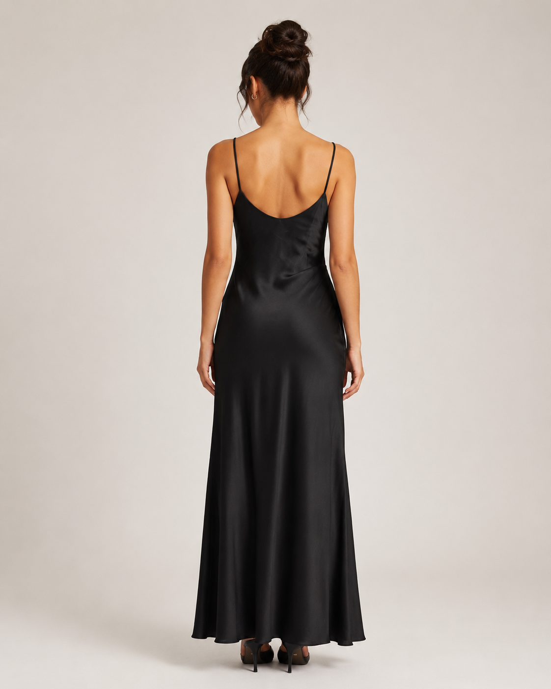 Slip Cowl Long Dress