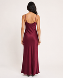 Slip Cowl Long Dress