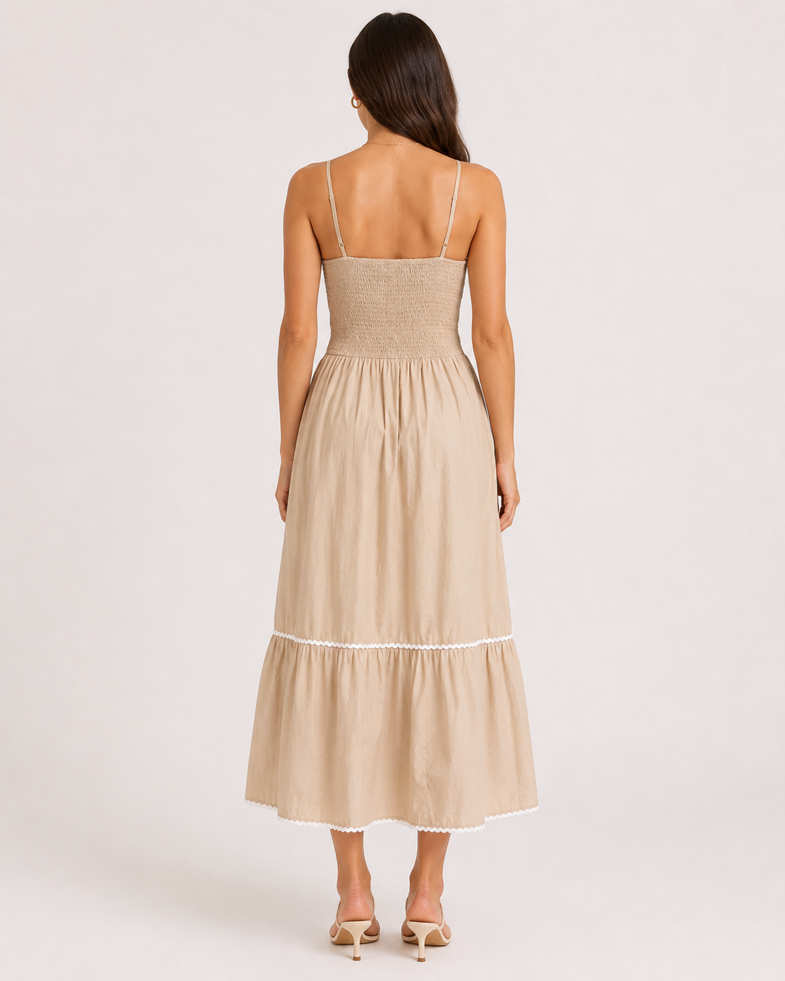 Strips Long Dress