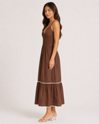 Strips Long Dress