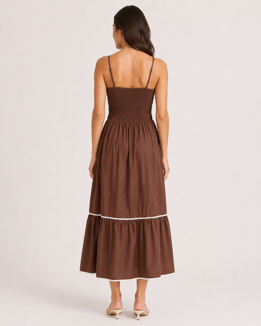 Strips Long Dress