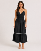 Strips Long Dress