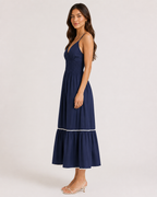 Strips Long Dress